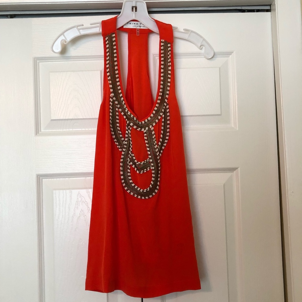 Trina Turk Red Top
